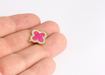 Shiny Gold Clover Charms